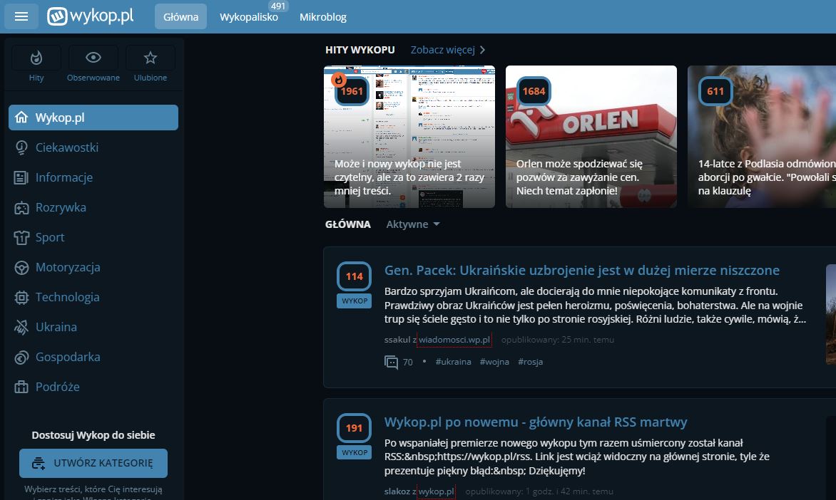 wykop pl nowy wygląd